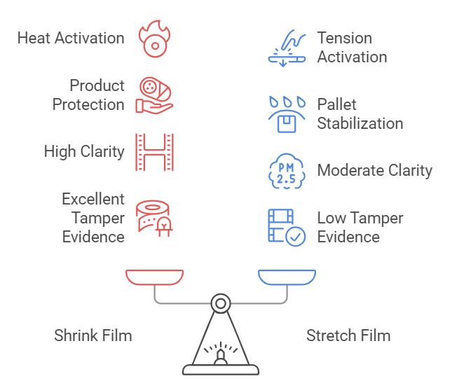 Shrink Film And Stretch Film ฟิล์มหดและฟิล์มยืด