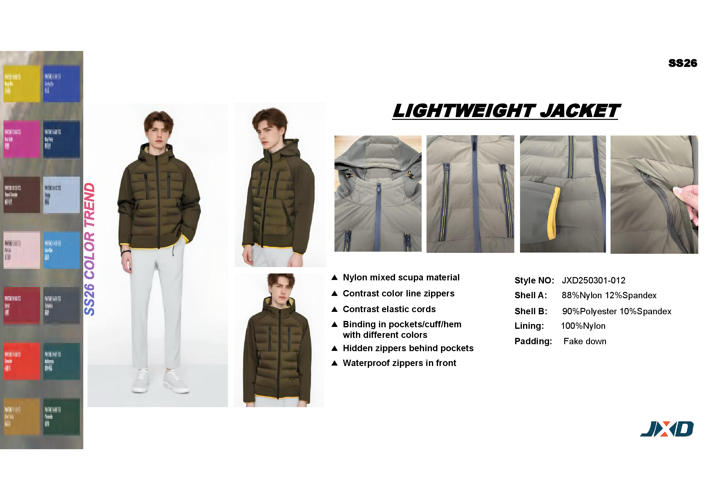 lightweight jacket liggewig baadjie