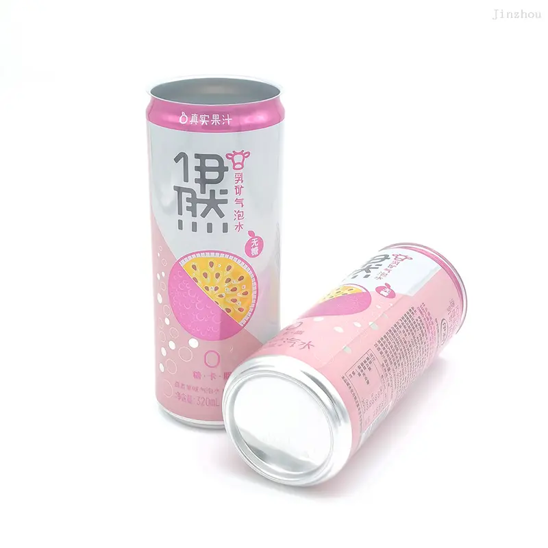 粉色時尚鋁製飲料罐